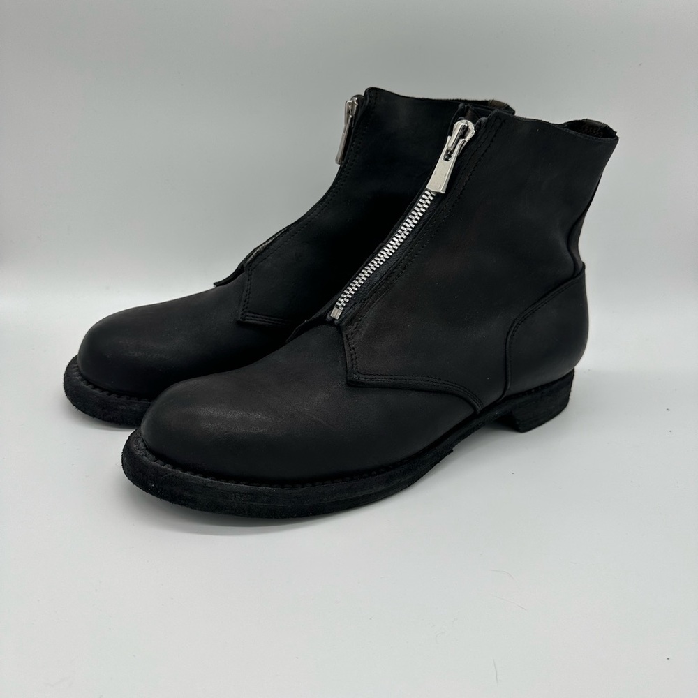Guidi Men’s Black Leather Size 42 Boots